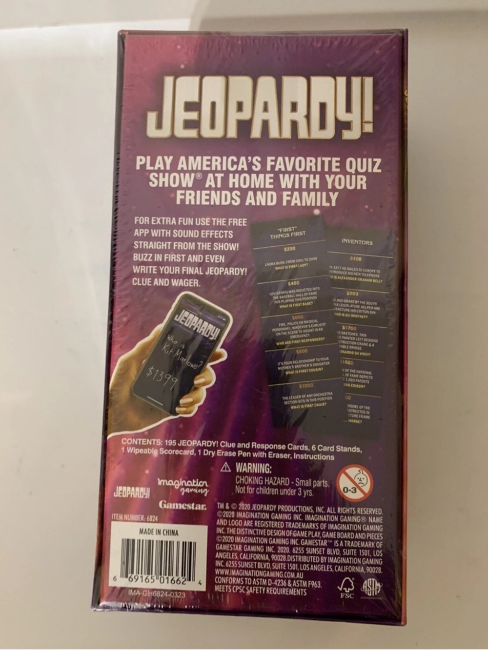 Jeopardy Game Imagination Gaming America’s Favorite Quite Show Gamestar App&Play - Picture 5 of 8